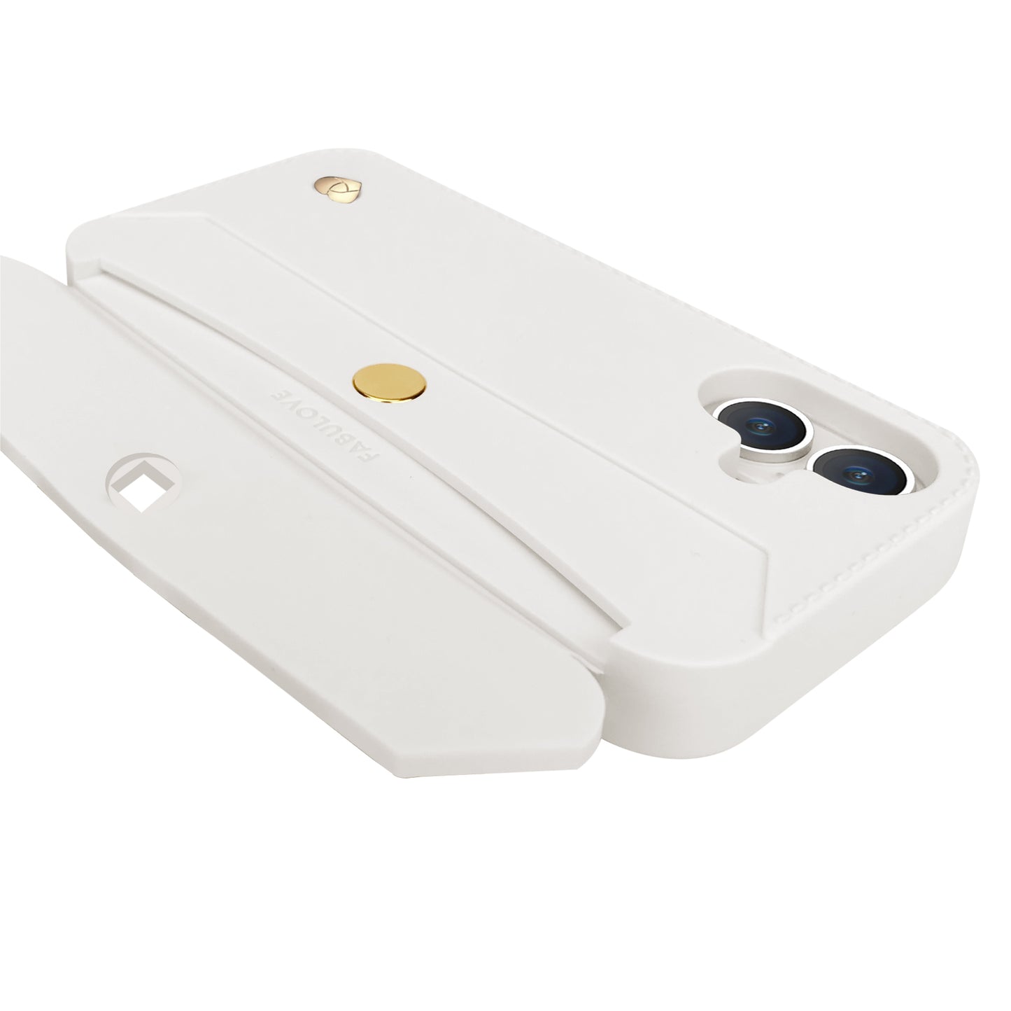 Stylebase - Off White Pursecase (Golden) - FABULOVE