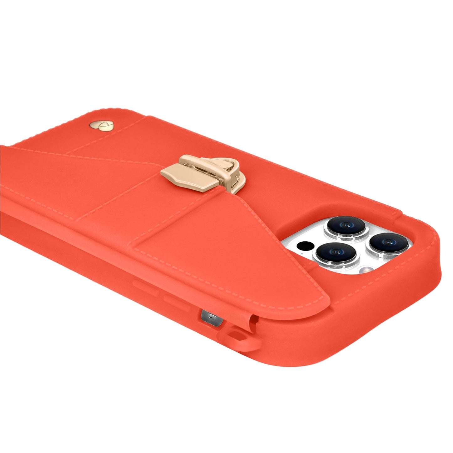 Aura - Hot Orange Pursecase - FABULOVE