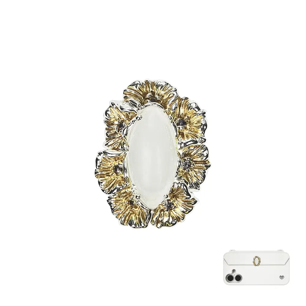 Case Jewel - Floral Pearl Oval