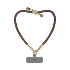 Caramel Brown BlingBling wristlet strap showcased with Tiny Bulb