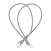 Silver BlingBling crossbody strap displayed with Tiny Bulb ends