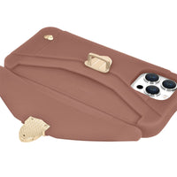 Storing ID card in Burlwood recycled case