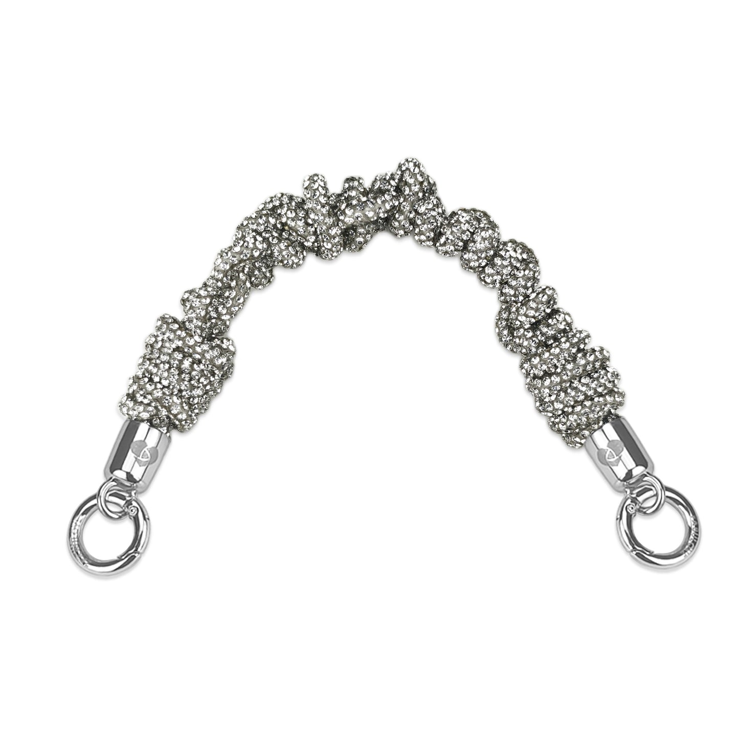 Hand Knitted Strap - Short Crystal braided - FABULOVE