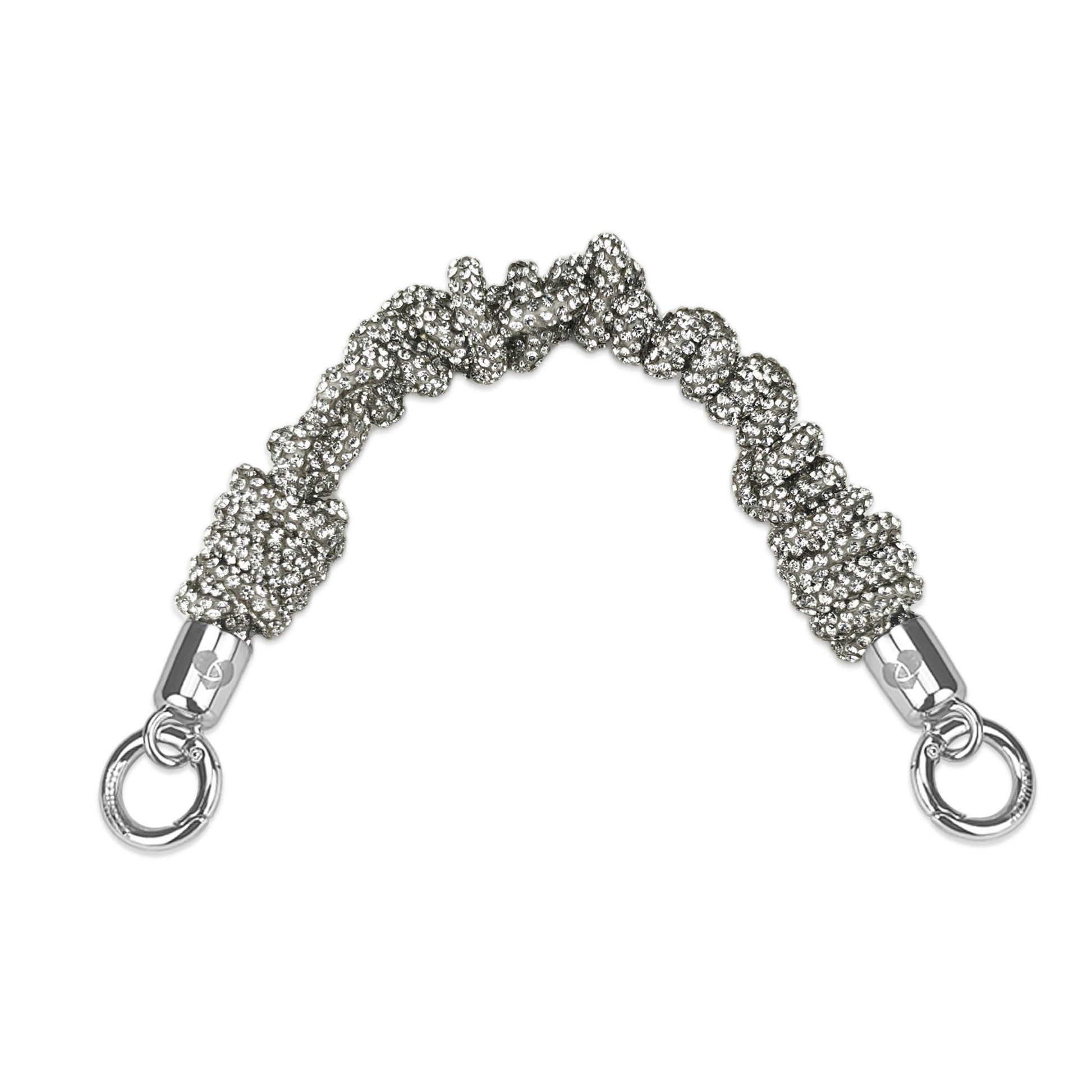 Hand Knitted Strap - Short Crystal braided - FABULOVE