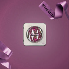 Adjustable Lurex Wristlet With Tiny Bulb - Scarlet