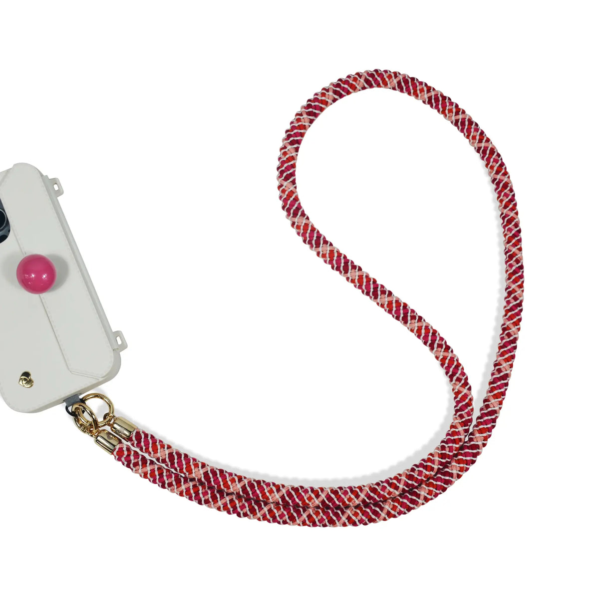 Crossbody strap as phone tether