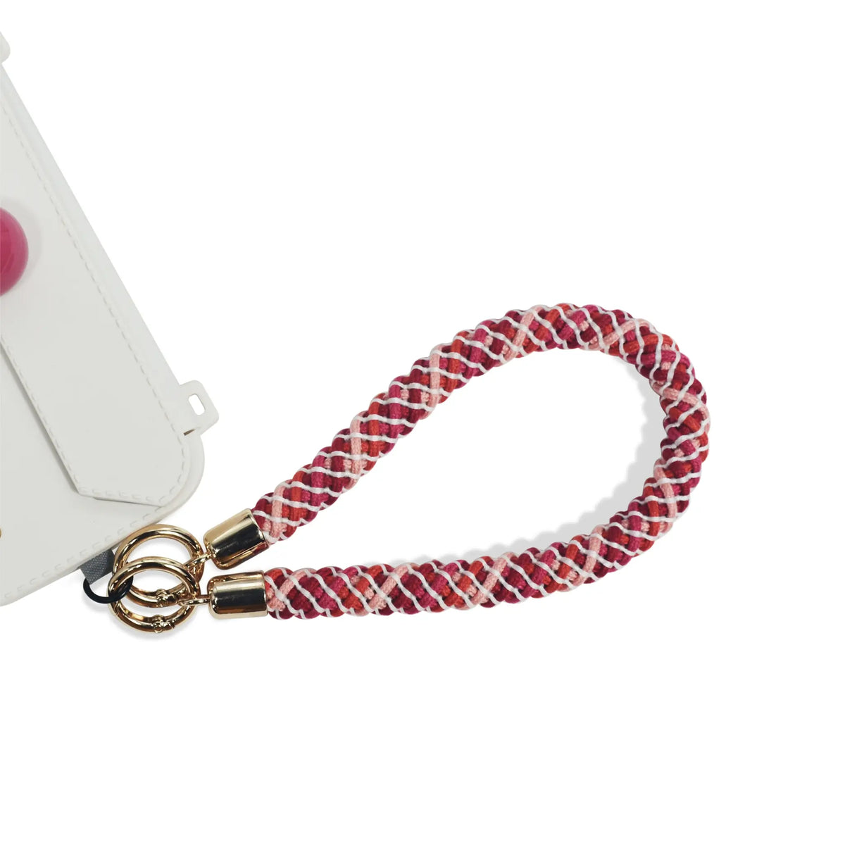 Paris wristlet connected to phone case hardware