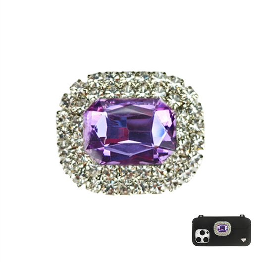 Pursecase Ornament - Square - Lilac Colour - FABULOVE