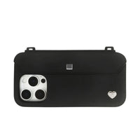 Max elegance: Black iPhone 16 Pro Max case with silver accents and triple-lens cutouts