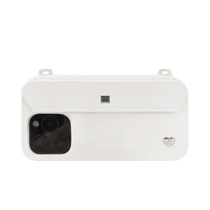 Max style: Contemporary white iPhone 16 Pro Max case with silver accents and triple-lens protection